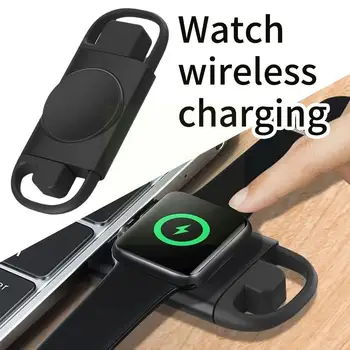 Беспроводное магнитное зарядное устройство USB Type-C, портативная док-станция для Samsung Galaxy Watch Accessories A0U2