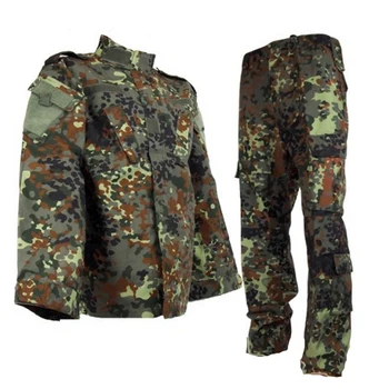 Страйкбольная тактическая армейская военная форма BDU, боевая рубашка и брюки, уличная одежда для пейнтбола, охоты, немецкий камуфляж