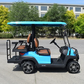 Продается роскошный гольф-кар с литий-ионным аккумулятором 48 В / 72 В, прочный Гольф-кар с подъемником, Максимальная скорость 40 км / ч, Гольф-кары