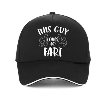 Этот парень любит Пердеть, мужская шляпа, Пукающая какашка, Забавный подарок на День рождения, Бейсболка Harajuku, Регулируемые шляпы snapback