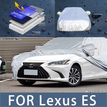 Для Lexus ES Наружная защита, полные автомобильные чехлы, Снежный покров, Солнцезащитный козырек, Водонепроницаемые Пылезащитные внешние автомобильные аксессуары