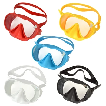 Маска для дайвинга, силиконовые противотуманные очки для подводного плавания, маска для подводного плавания, 5-цветное снаряжение для плавания