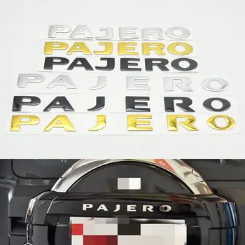 Для PAJERO Значок Хромированный на задней двери багажника Эмблемы багажника Буквы запасного колеса 225x24 мм