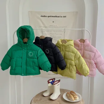 Josaywin Детская куртка Пальто с капюшоном для мальчиков и девочек Детская Теплая парка Толстые бархатные пальто для девочек Верхняя одежда Детские куртки Пальто