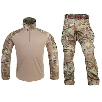 Новая униформа G3, боевая рубашка, брюки с наколенниками, военная одежда для страйкбола, тактического пейнтбола, охотничья одежда, камуфляж BDU