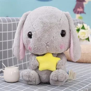 Милый Мягкий Плюшевый Кролик, Плюшевые игрушки, Плюшевый Кролик, Детская подушка для сна, кукла, креативные подарки на День Рождения для девочки 23 см