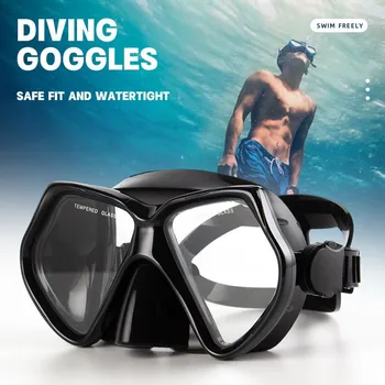 Профессиональная маска для подводного плавания и очки для подводного плавания, очки для дайвинга, Набор дыхательных трубок для плавания, Маска для подводного плавания, Снаряжение для плавания