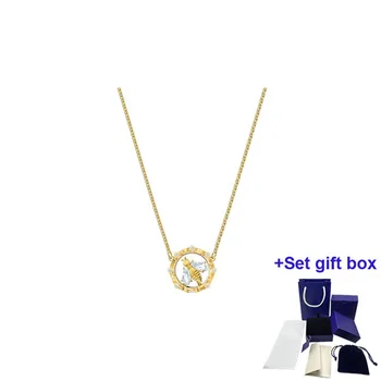 Высококачественное ожерелье Swivel Bee Золотое ожерелье Красивая Подарочная коробка Бесплатная Доставка