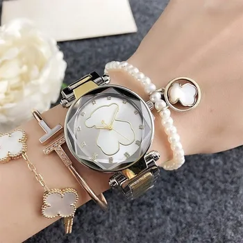 Женские часы Gold bearWatch, женские модные ювелирные изделия люксового бренда, наручные часы relogio ferminino