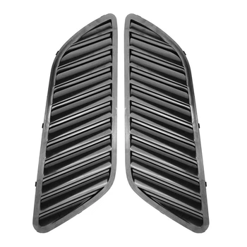 Накладка на вентиляционное отверстие на выходе из передней решетки автомобиля для BMW E90 E91 E92 F30 E46 в стиле DTM (черный)
