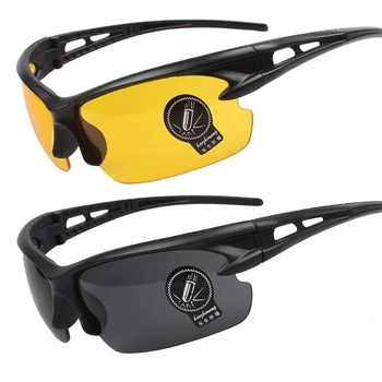 Мотоциклетные солнцезащитные очки ночного видения, очки ночного видения для водителей, защитные очки, очки для вождения автомобиля с антибликовым покрытием