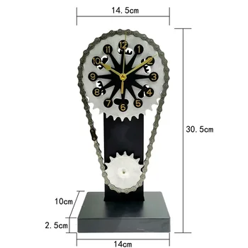 Персонализированное и креативное украшение Настольные часы Старинные часы ручной работы Подвесные часы с цепной передачей