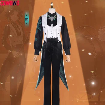 Игровой костюм для симфонического концерта COWOWO Genshin Impact Xiao, красивая униформа, косплей, костюм для ролевых игр на Хэллоуин, вечеринка