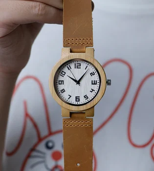 Модные креативные кварцевые мужские бамбуковые часы TJWT8006WGF