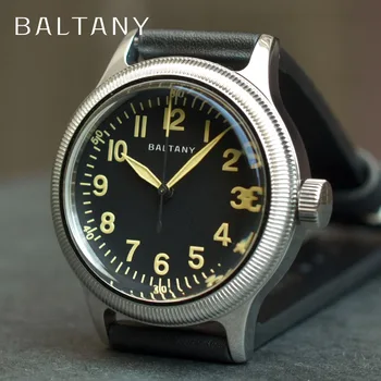 Винтажные военные часы A11 Сапфир из нержавеющей стали 100 м Водонепроницаемые мужские спортивные часы с автоматическим механизмом в стиле ретро WW2 Homage
