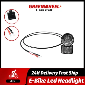 Электрический велосипед со светодиодной передней подсветкой 6 В для Bafang eBike BBS BBS01B BBS02B BBSHD Среднемоторный комплект для переоборудования