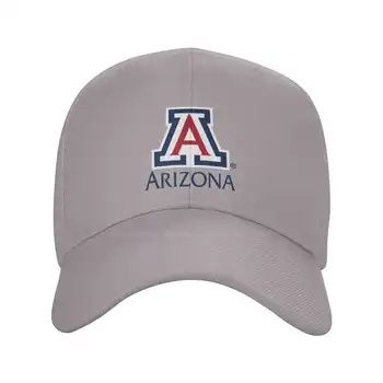 Графическая кепка с логотипом Университета Аризоны, высококачественная джинсовая кепка, вязаная шапка, бейсбольная кепка