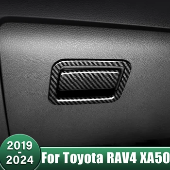 Коробка Для Хранения Второго пилота Автомобиля, Ручка Крышки Чаши, Декоративная Наклейка Для Toyota RAV4 XA50 2019 2020 2021 2022 2023 2024 RAV 4 Hybrid