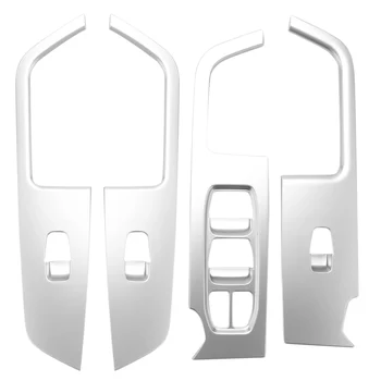Для Hyundai Ix25 Creta Хромированный Внутренний Дверной Подлокотник Отделка Крышки Оконного Переключателя Панель Управления Автоаксессуары 2015-2019
