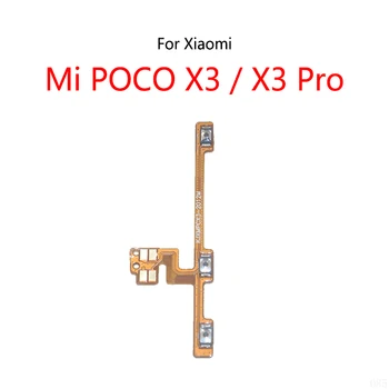 30 шт./лот Для Xiaomi Mi POCO X3 Pro Pocophone X3 Кнопка Питания NFC Переключатель Громкости Кнопка Отключения звука Вкл/Выкл Гибкий кабель