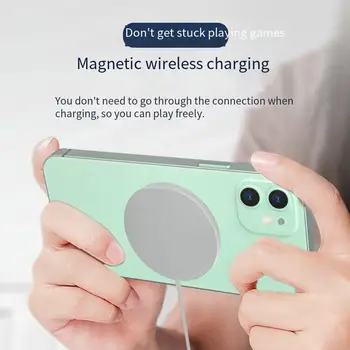 Новое магнитное беспроводное зарядное устройство magsafe подходит для магнитного беспроводного зарядного устройства Apple 12iPhone 13Pro