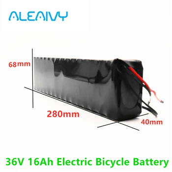 Аккумулятор 36V 16Ah E-bike Battery Pack 18650 Литиевый аккумулятор 500 Вт Высокой мощности и емкости 42V 16000mAh Ebike Электрический велосипед