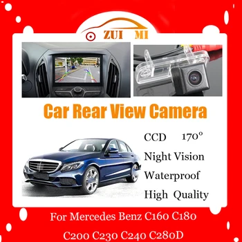 Автомобильная Камера Заднего Вида Заднего Вида Для Mercedes Benz C160 C180 C200 C230 Водонепроницаемая CCD Full HD Резервная Парковочная Камера Ночного Видения