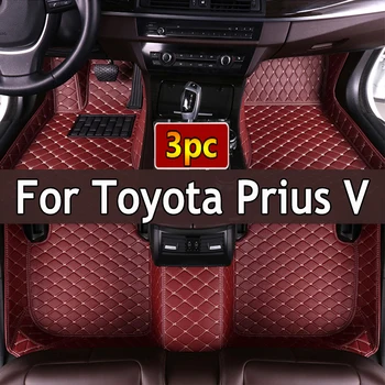 Гибридный Автомобиль Автомобильные Коврики Для Toyota Prius V α Prius Plus ZVW40 ZVW41 2012 ~ 2017 7-Сидячие Водонепроницаемые Коврики Автомобильные Аксессуары
