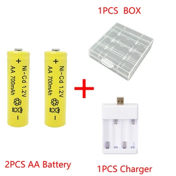 Аккумулятор для зарядки игрушек 1,2 В, аккумулятор для зарядки АА, 700 мАч, USB-зарядка, аккумулятор для конкретной игрушки Продается с комплектом зарядного устройства и коробкой