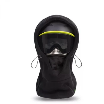Лыжный капюшон, Ветрозащитная, защищающая от холода, теплая маска для лица, мужской и женский лыжный шлем, шарф, флисовая шапка