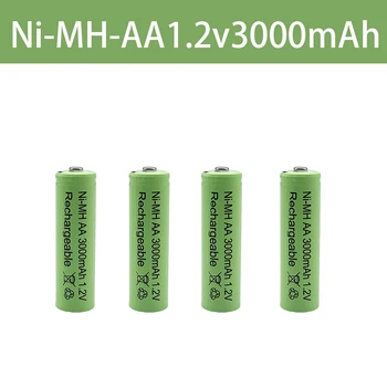 2023lote 1,2 В 3000 мА/ч, NI MH AA, аккумуляторные батареи для предварительной загрузки, перезаряжаемые, NI-MH, перезаряжаемые, аккумуляторные батареи для juguetes micrfono de la cmara