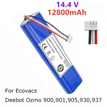 Роботизированный Вакуумный аккумулятор 14,4 В 12800 мАч для Ecovacs Deebot Ozmo Для 900, 901, 905, 930, 937