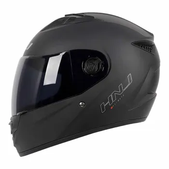 Свободный Размер Матовый Черный Полнолицевой Гоночный Шлем Износостойкая Защита Дышащий Шлем Для Мотокросса Защита От Падения Мотоциклетное Снаряжение