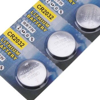 E5BA Неперезаряжаемая Литиевая батарея 3V Button Coin Cell Battery Надежного качества Универсальный фитинг для Тюнеров 5 шт./комплект