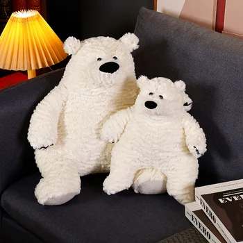 Прекрасный морской медведь Плюшевая кукла Мультяшная подушка для сна Мягкие игрушки Милый Белый медведь Игрушка для детей Куклы Baby Comfort Подарок для девочки