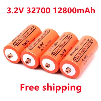 100% Оригинальная перезаряжаемая батарея lifepo4 емкостью 32700 12800 мАч 3,2 В, профессиональная литий-железо-фосфатная аккумуляторная батарея с винтом