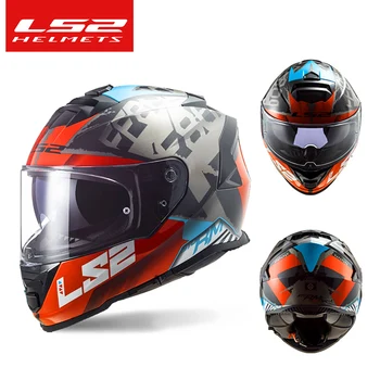 Оригинальный мотоциклетный шлем LS2 FF800 ls2 STORM full face Шлемы kaciga casco moto capacete с системой защиты от запотевания