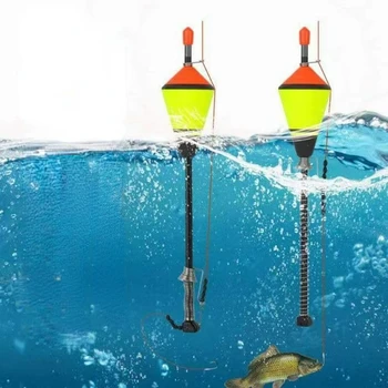 Портативный автоматический поплавок для рыбалки Рыболовные принадлежности Набор поплавков для быстрой рыбалки Поплавочное устройство для рыбалки