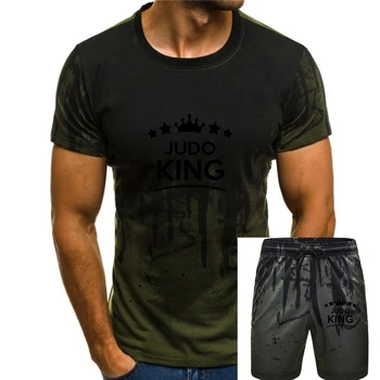Высококачественная футболка Judo King для мужчин, футболка для мужчин, Мужская футболка, одежда для фитнеса с круглым вырезом и короткими рукавами 2020, хип-хоп