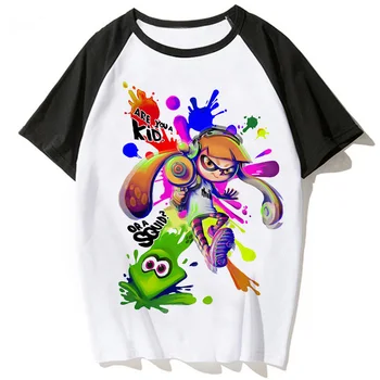 Детская летняя модная игра Splatoon, футболки с 3D-принтом, повседневная одежда для мальчиков и девочек от 3 до 14 лет, Топы, детская одежда в подарок на день рождения