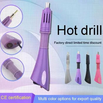 Безопасные многофункциональные принадлежности для электроинструмента Hot Diamond Pen, гладильная ручка-дрель С отверстием для отвода тепла, Набор сверлильных ручек