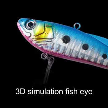 Острый наконечник ABS 3D Fisheye с усиленными тройными крючками для морской рыбалки Сильная имитационная приманка Приманка Искусственная для моря