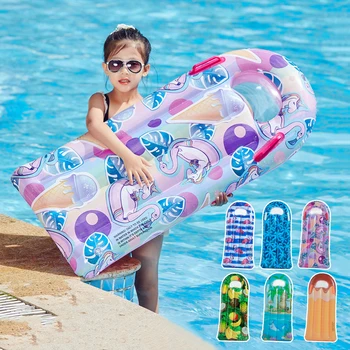 Летний надувной плавучий ряд из ПВХ для детей, плавательный бассейн, Водяной гамак, Надувные матрасы, кровать, детский шезлонг для водных видов спорта на пляже