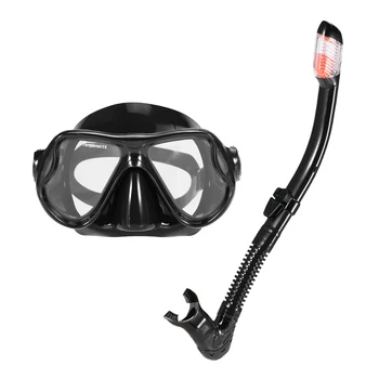 Маска для фридайвинга для взрослых, набор трубок, Противотуманные очки для подводного плавания, маска для подводного плавания, закаленные линзы для очков для мужчин и женщин