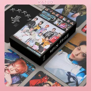 KAZUO 55 шт. 5-ЗВЕЗДОЧНЫЙ альбом Stray Kids Lomo Card Kpop, серия фотокарточек, серия открыток