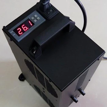 100Л Автоматический полупроводниковый электронный Охладитель с регулируемой постоянной температурой, охладитель охлаждающей воды для аквариумов и аквариумных рыбок