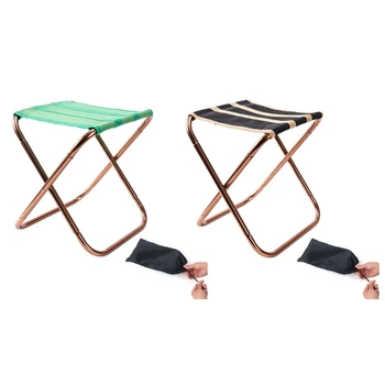 Походный стул, мини-складной стул с сумкой для переноски, кронштейн из алюминиевого сплава, легкий складной стул для рыбалки на открытом воздухе