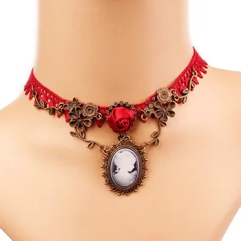 Женское ожерелье цепочка Utterfly Ожерелье Кружевная головка красоты Женские ювелирные изделия Оптом