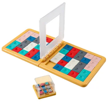 Двойной боевой куб, игра для взаимодействия родителей и детей, шахматы, головоломка, тренировка умственной концентрации, настольный компьютер Klotski