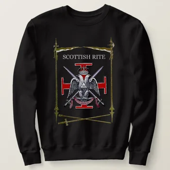 Свитшоты Scottish Rite Scottish Rite of Freemasonry, Новая 100% хлопковая Удобная повседневная мужская одежда, модная уличная одежда